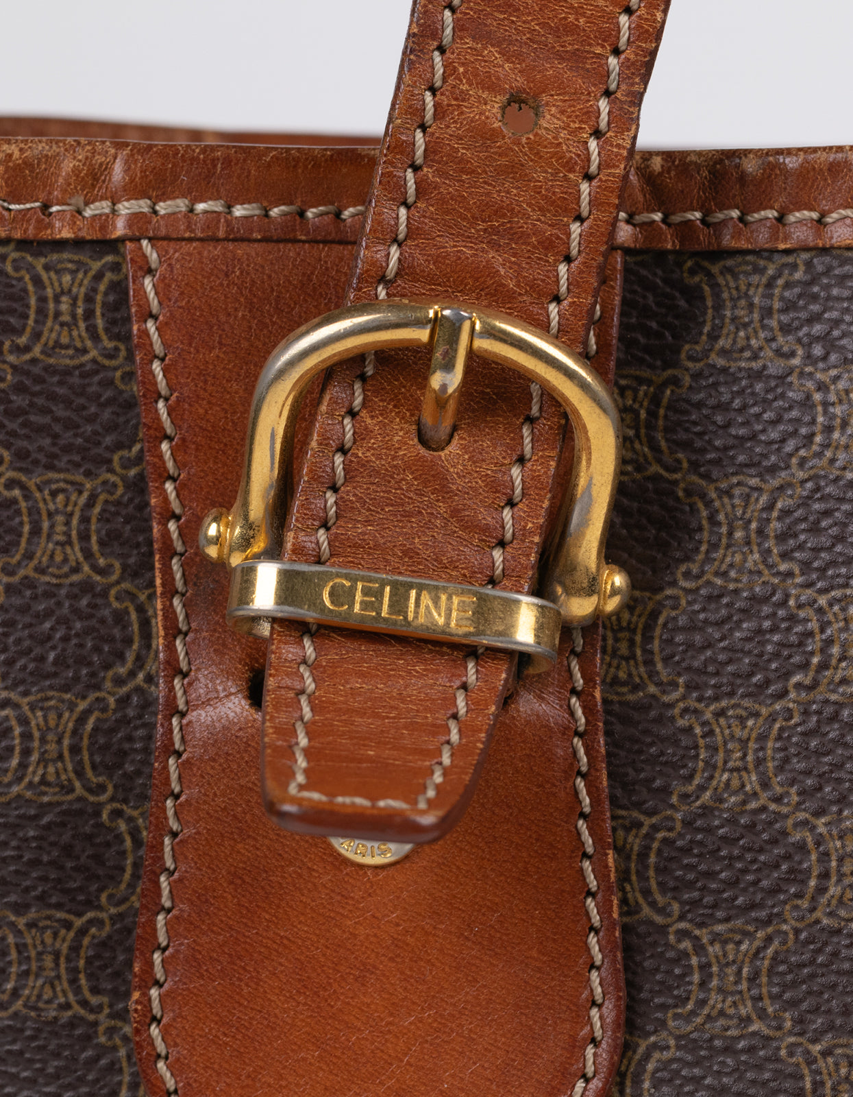 Celine Macadam Bucket Tote