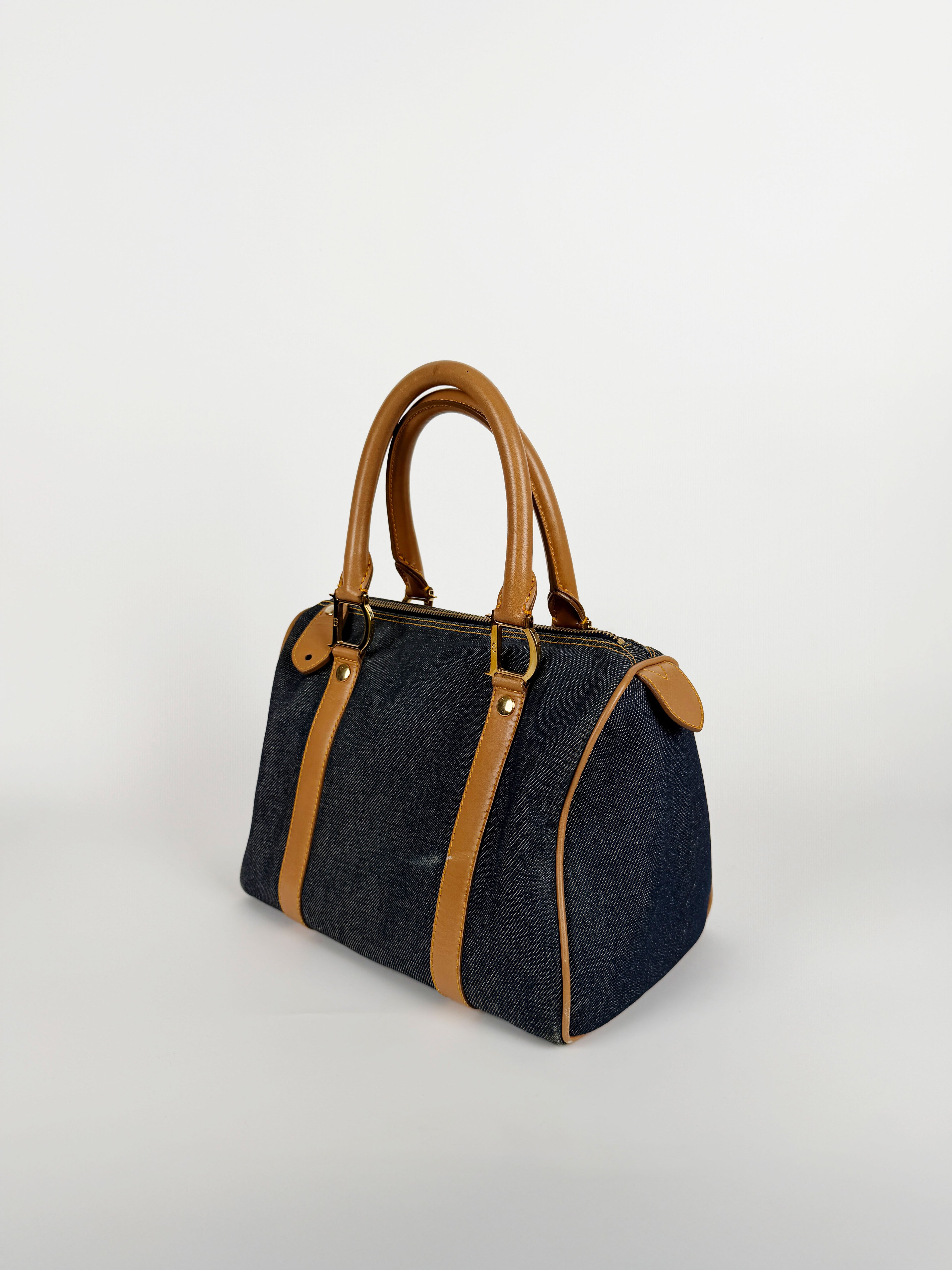 Denim Calfskin Boston