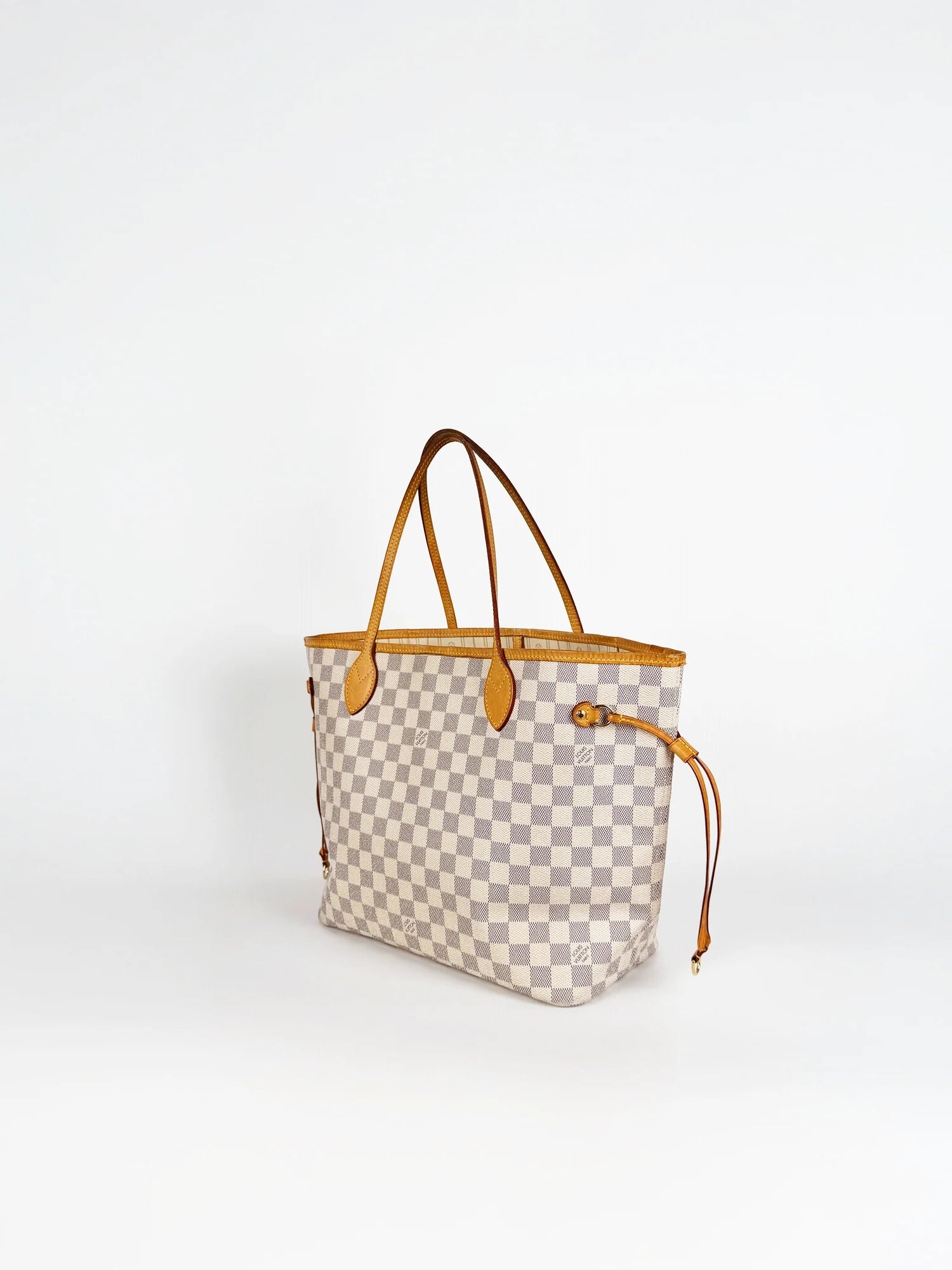 Louis Vuitton Damier Azur Neverfull MM Tote Bag