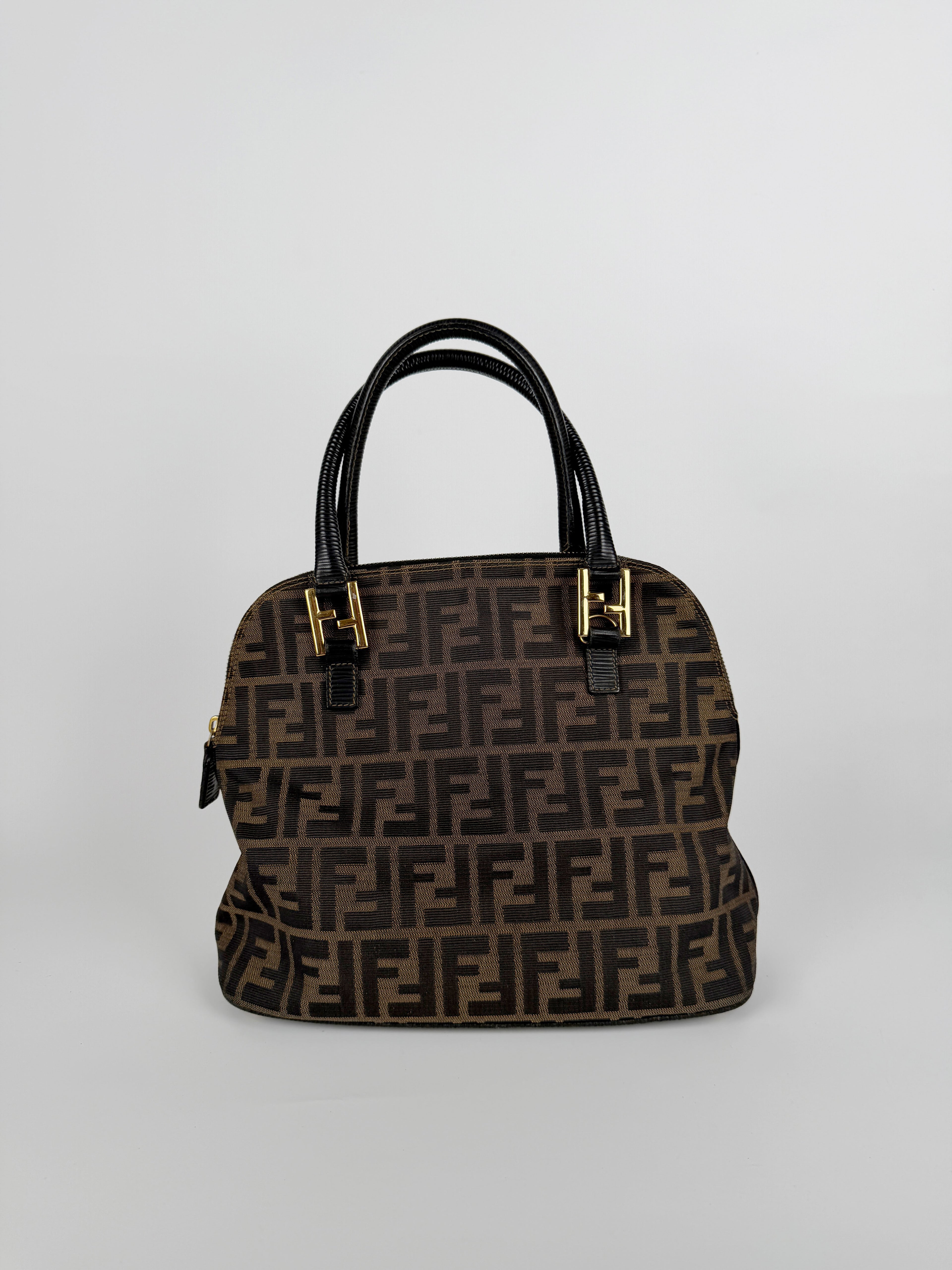 Fendi Zucca Dome Handbag