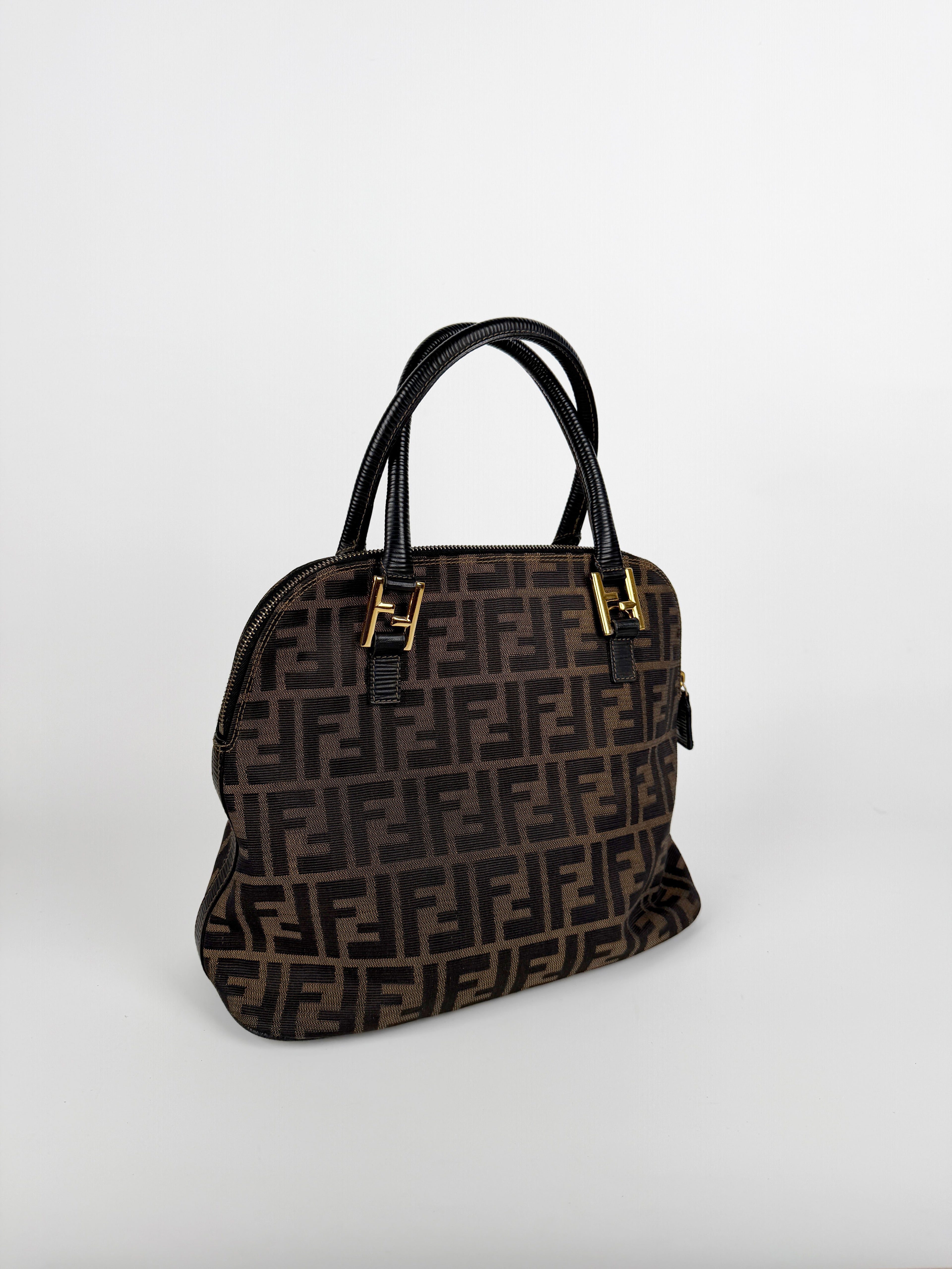 Fendi Zucca Dome Handbag