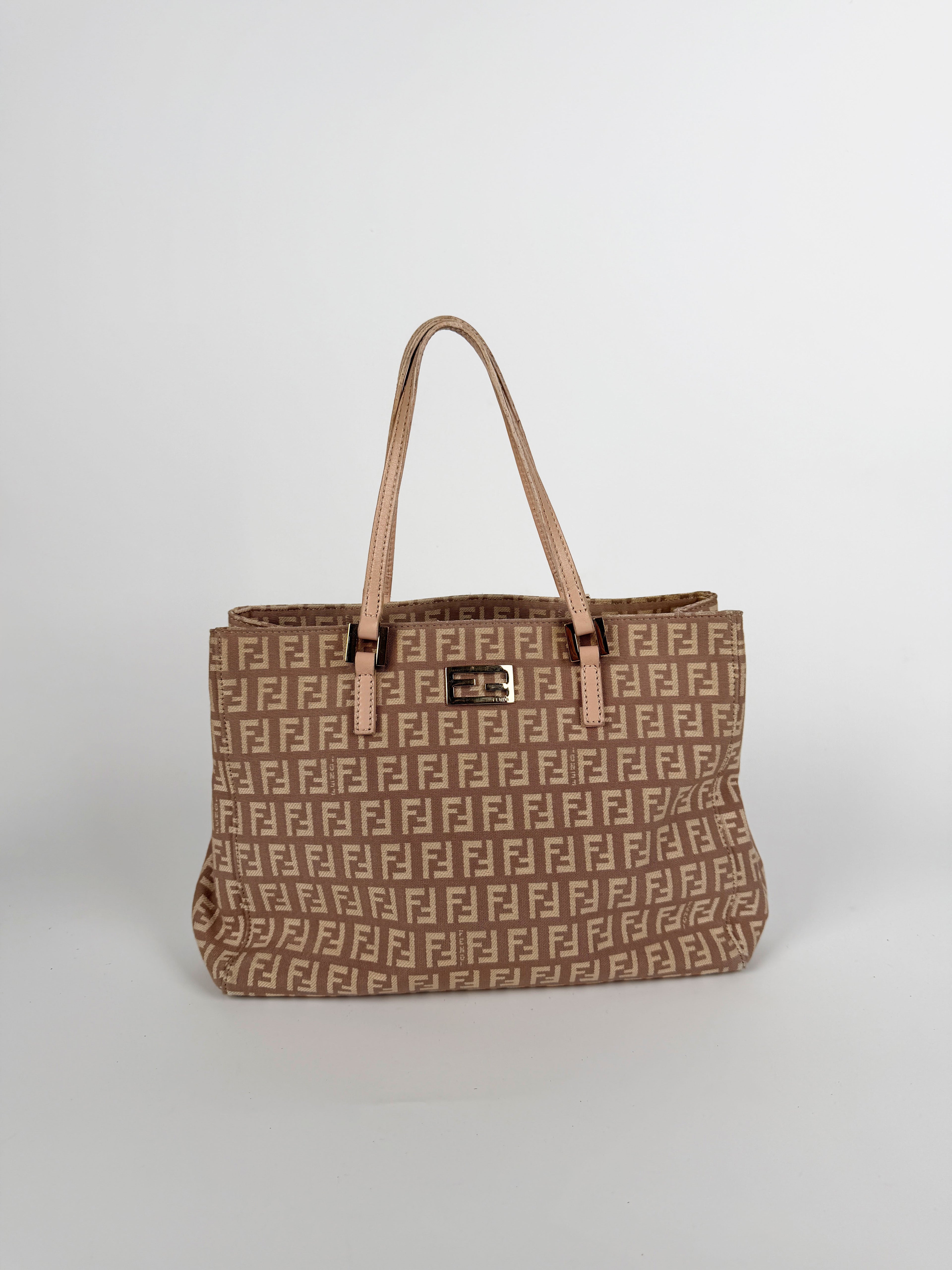 Pink Zucchino Canvas Tote Small