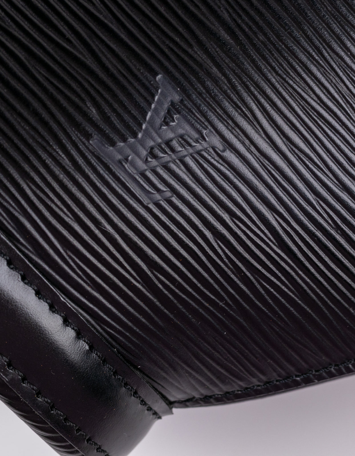 Louis Vuitton Black Epi Leather Saint Jacques
