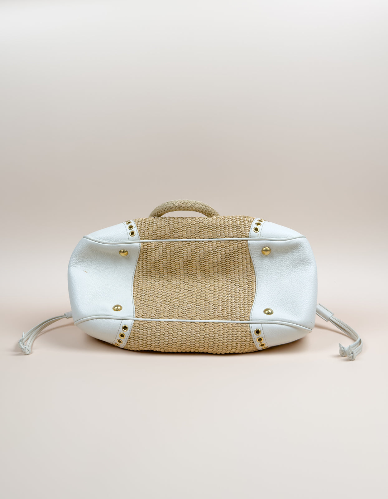 Prada Straw Vitello Daino