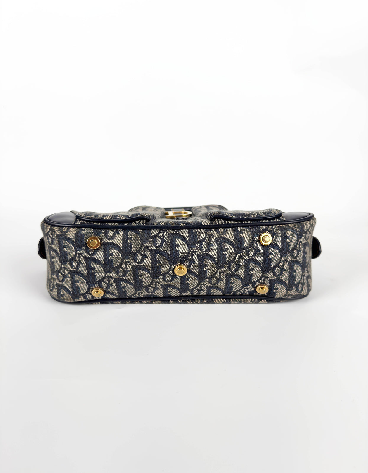 Monogram Mini Saddle Bowler Navy