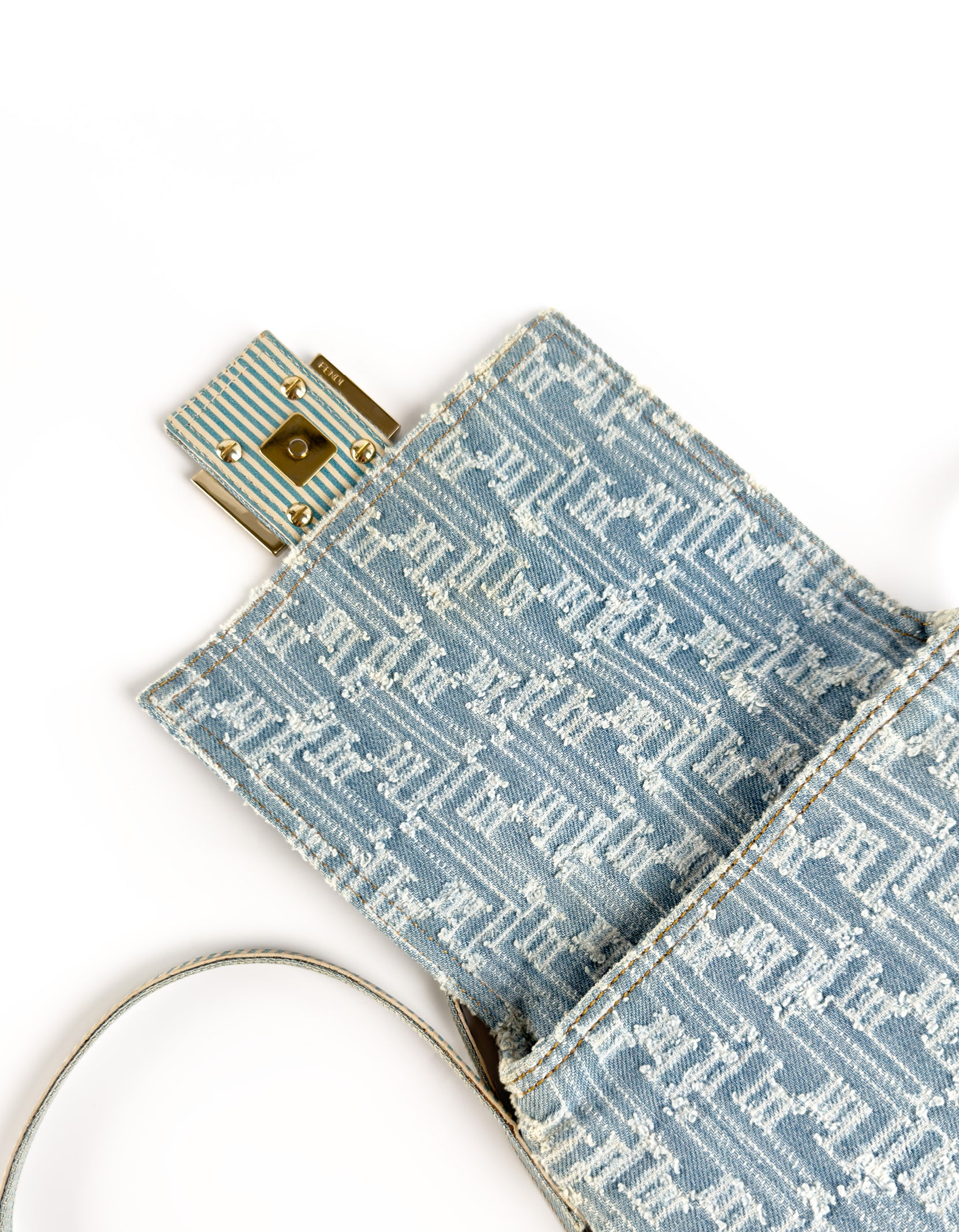 Denim Zucca Mama Crossbody Bag