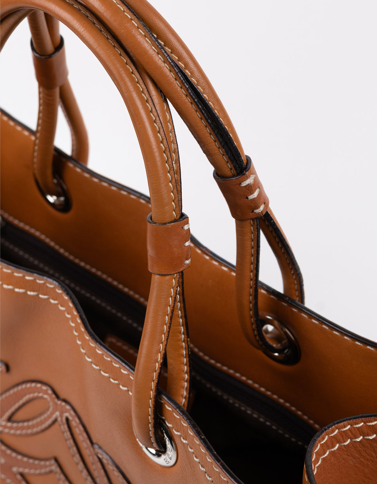 Loewe Anagram Leather Tote