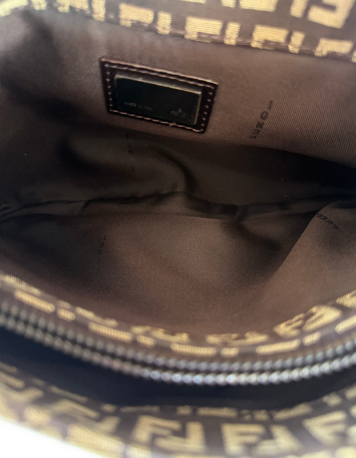 Fendi Zucchino Canvas Mamma Baguette