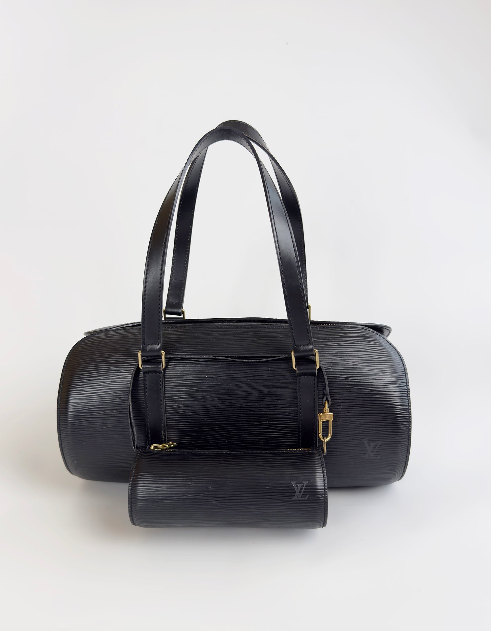 Epi Leather Black Papillon bag