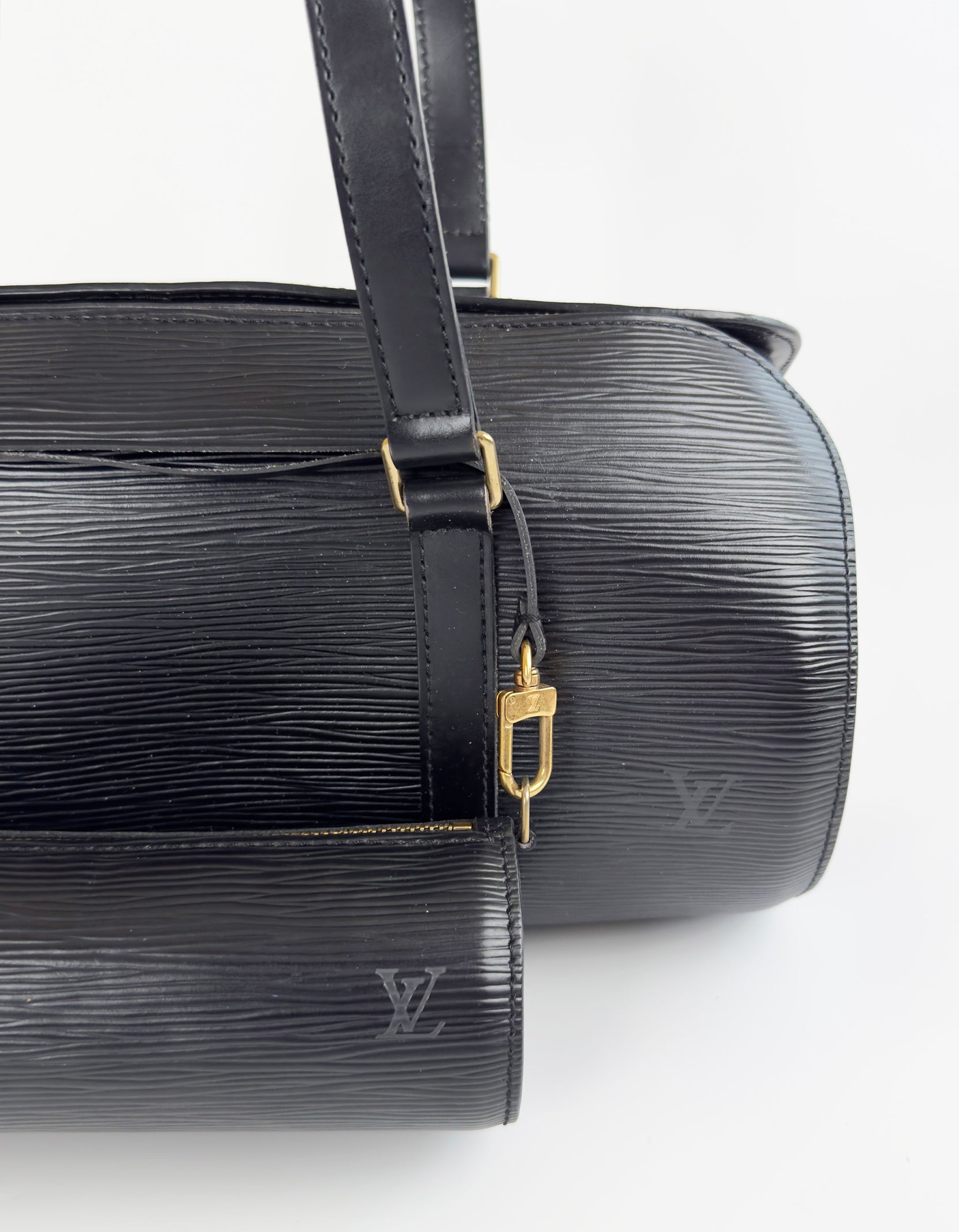Epi Leather Black Papillon bag