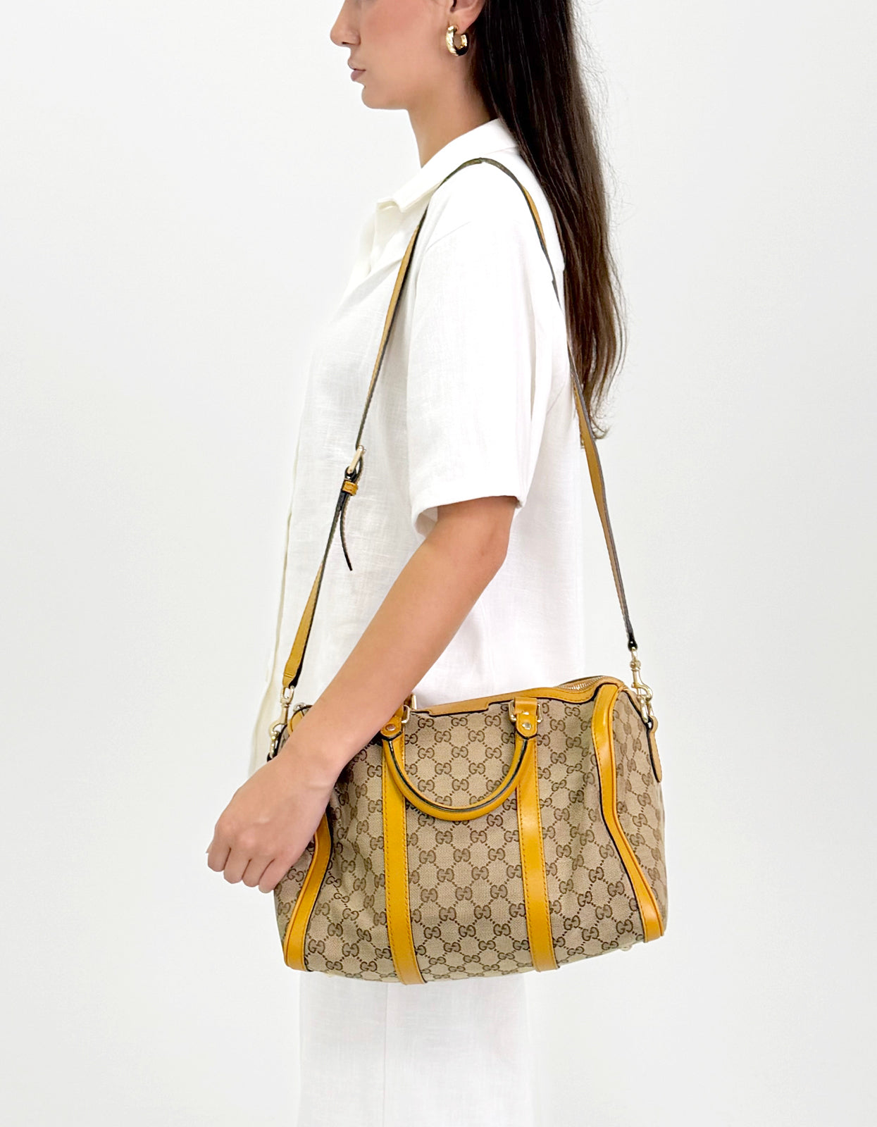 Gucci GG Canvas Boston Bag