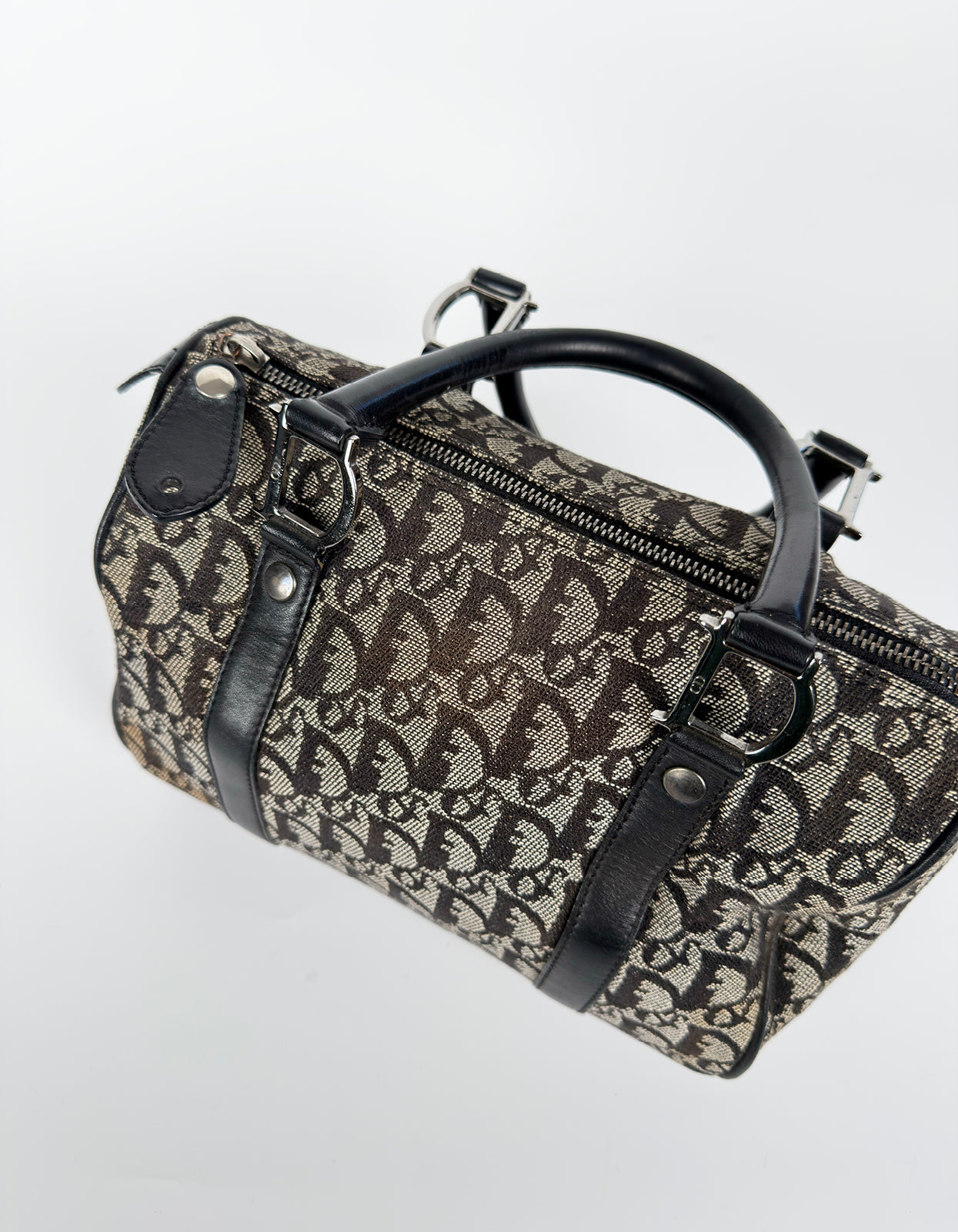 Dior Diorissimo Canvas Boston Bag