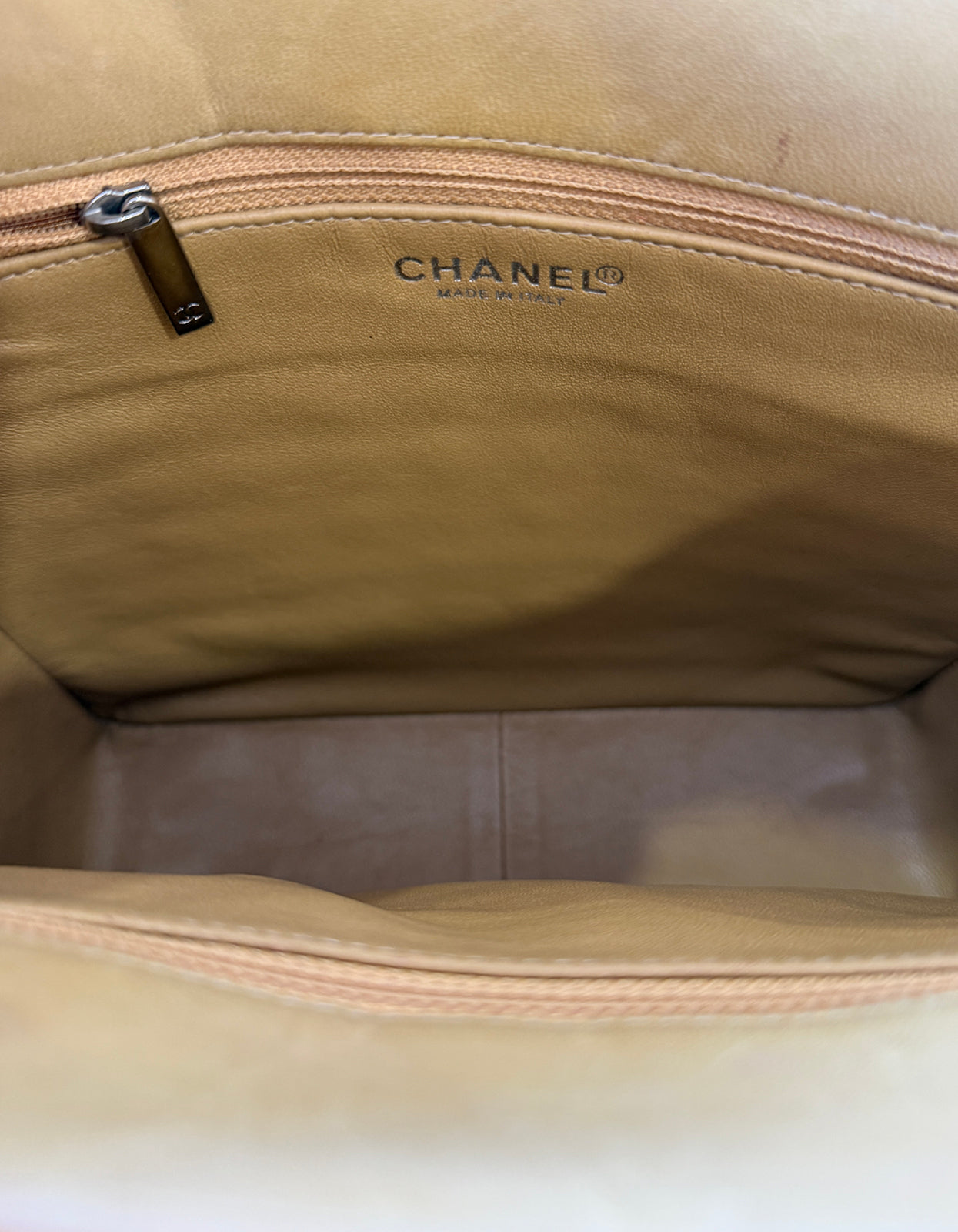 Chanel Choco Bar Yellow Tote Bag