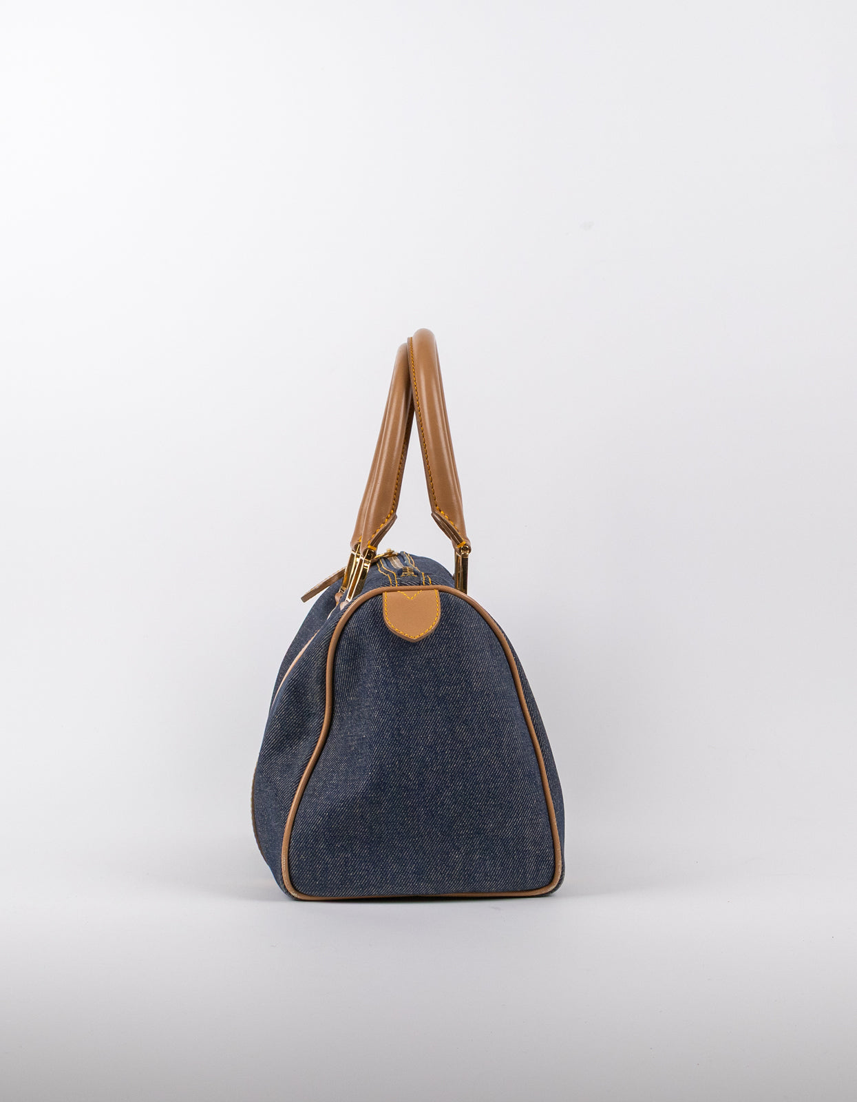 Dior Denim Calfskin Boston