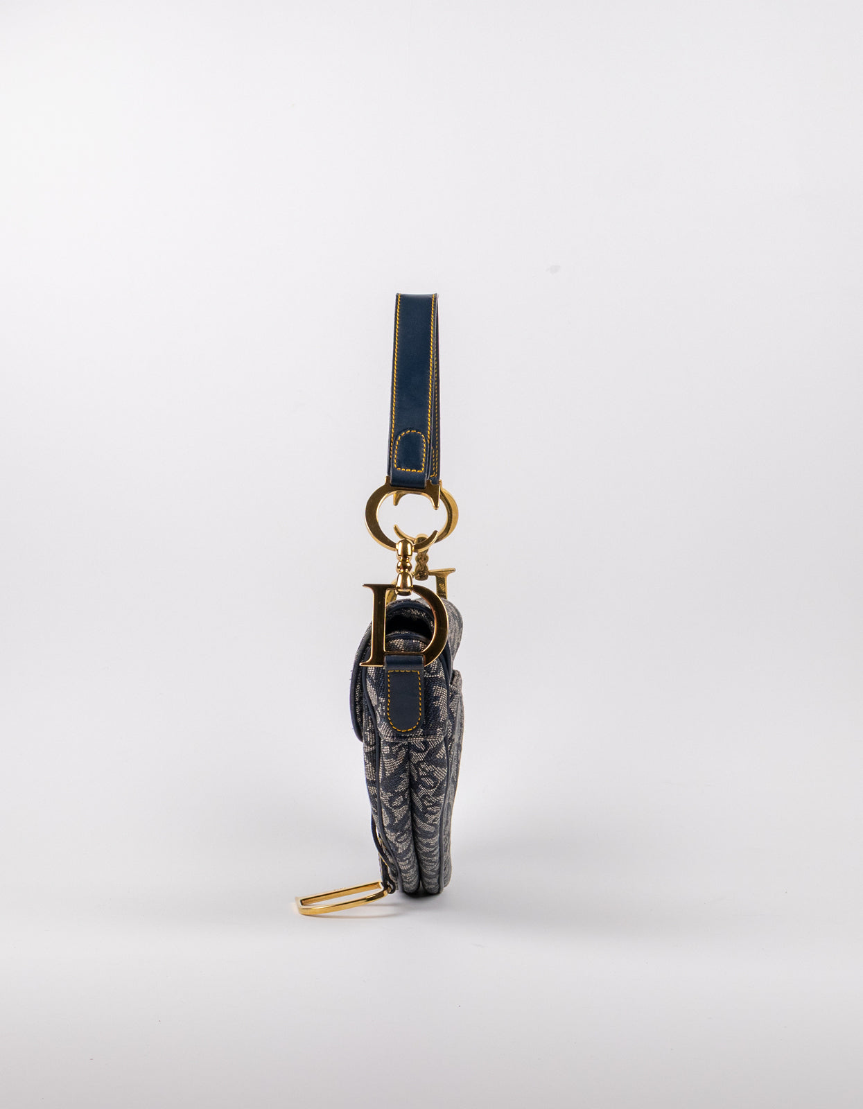 Christian Dior Oblique Navy Saddle