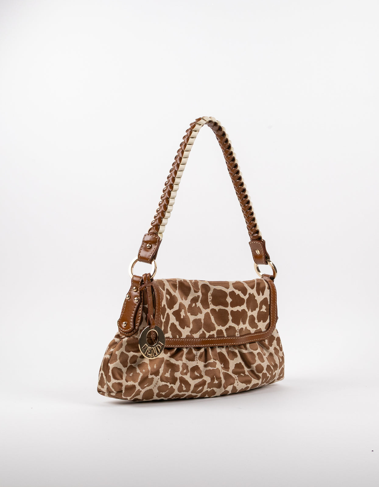 Fendi Chef Giraffe Jacquard Bag