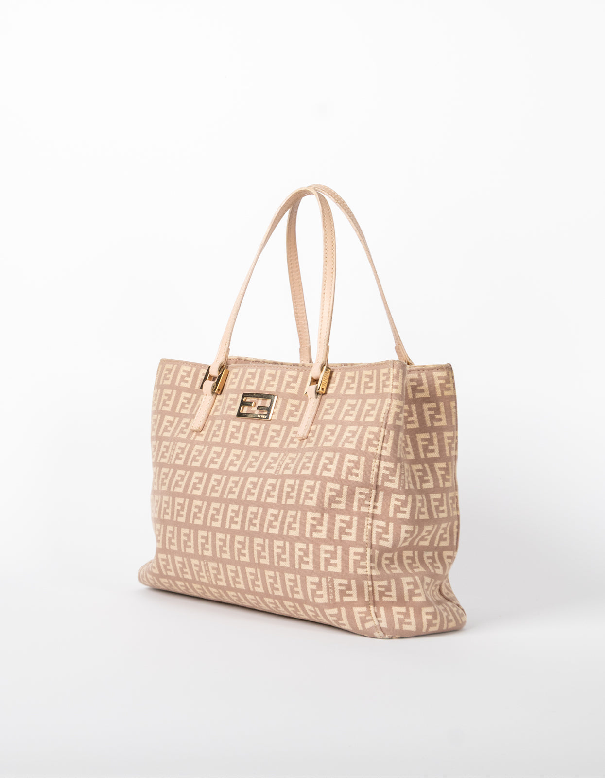 Fendi Pink Zucchino Tote