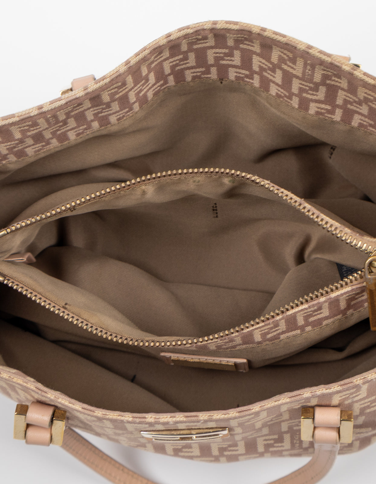 Fendi Pink Zucchino Tote