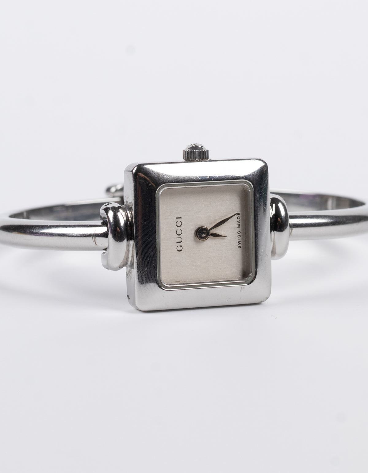 Gucci Silver 1900L Dial Square Watch