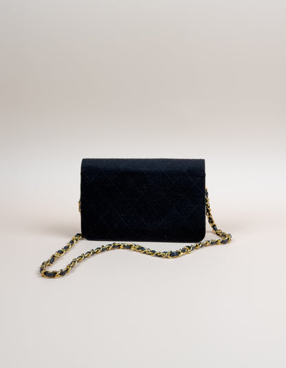 Vintage Chanel Jersey Flap Bag 0 Series