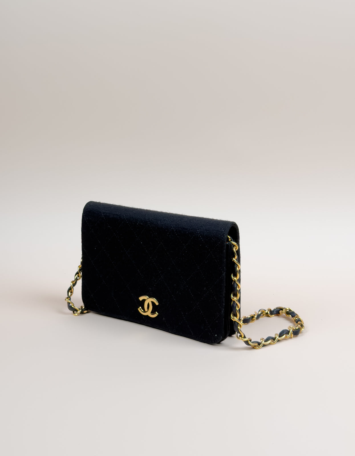 Vintage Chanel Jersey Flap Bag 0 Series