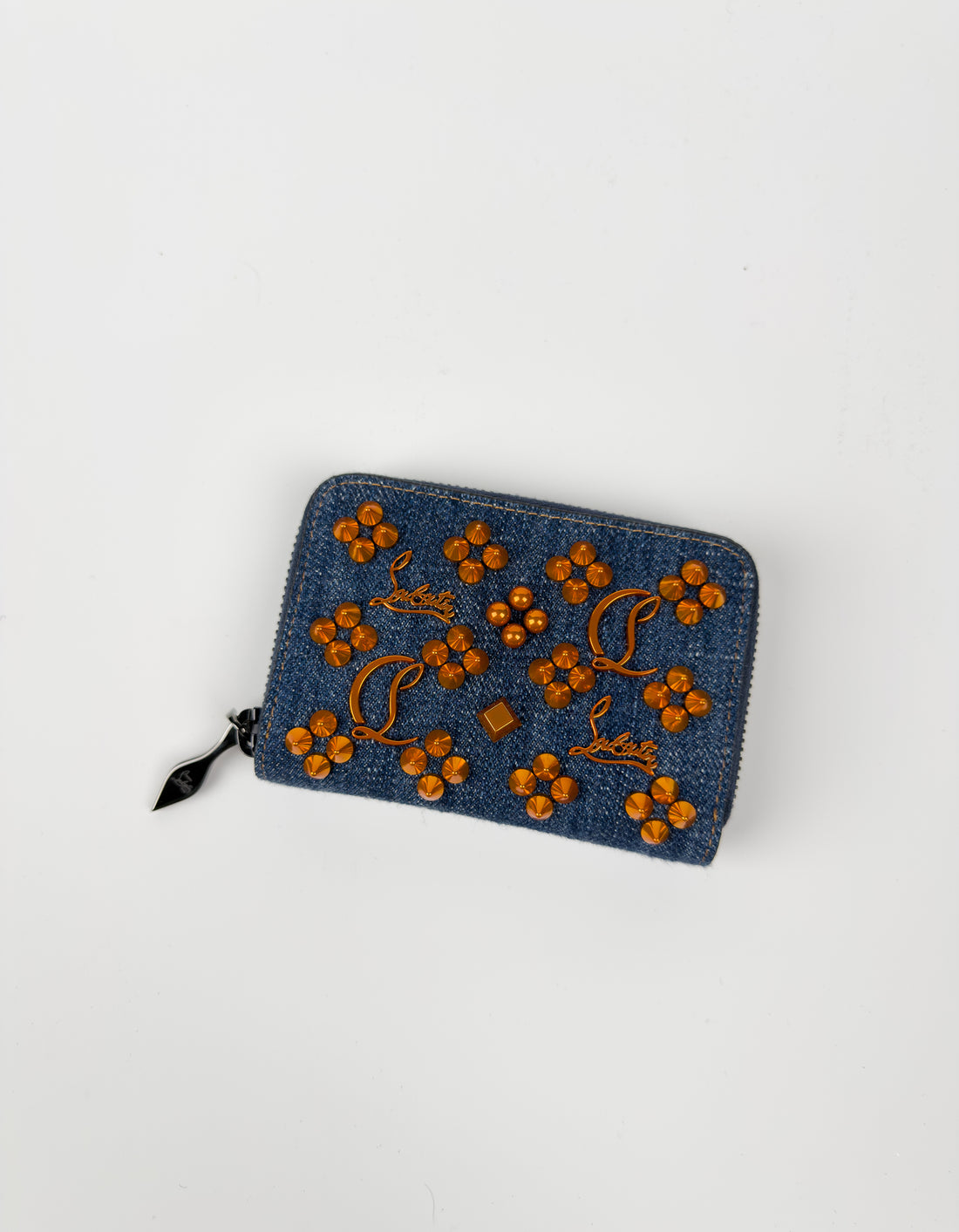 Christian Louboutin Panettone Denim Coin Case