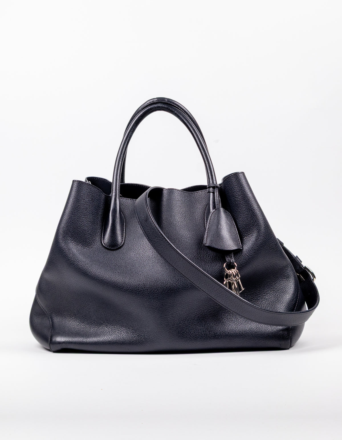 Dior Open Black Bar Tote
