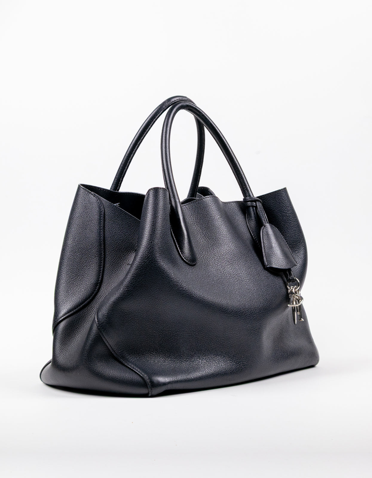 Dior Open Black Bar Tote