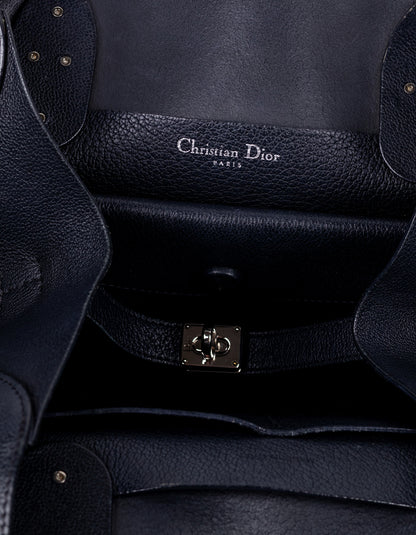 Dior Open Black Bar Tote