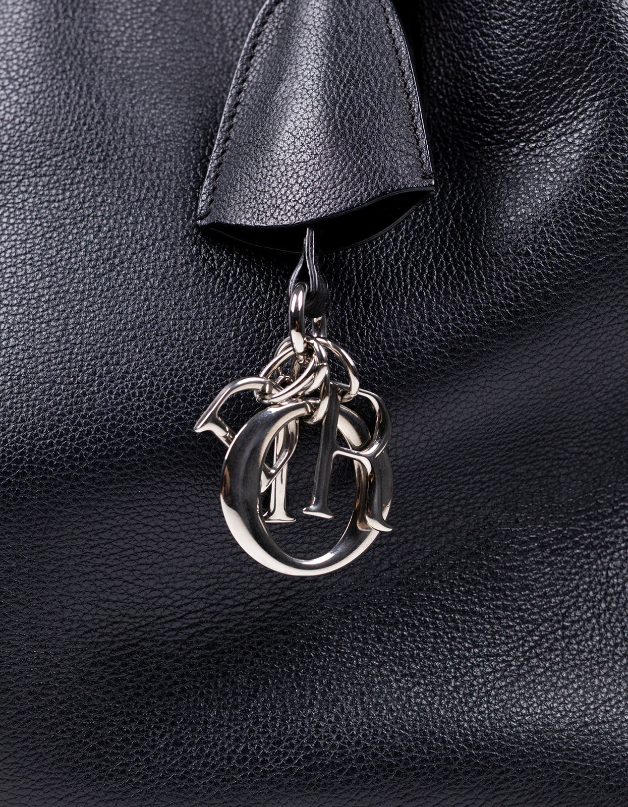Dior Open Black Bar Tote