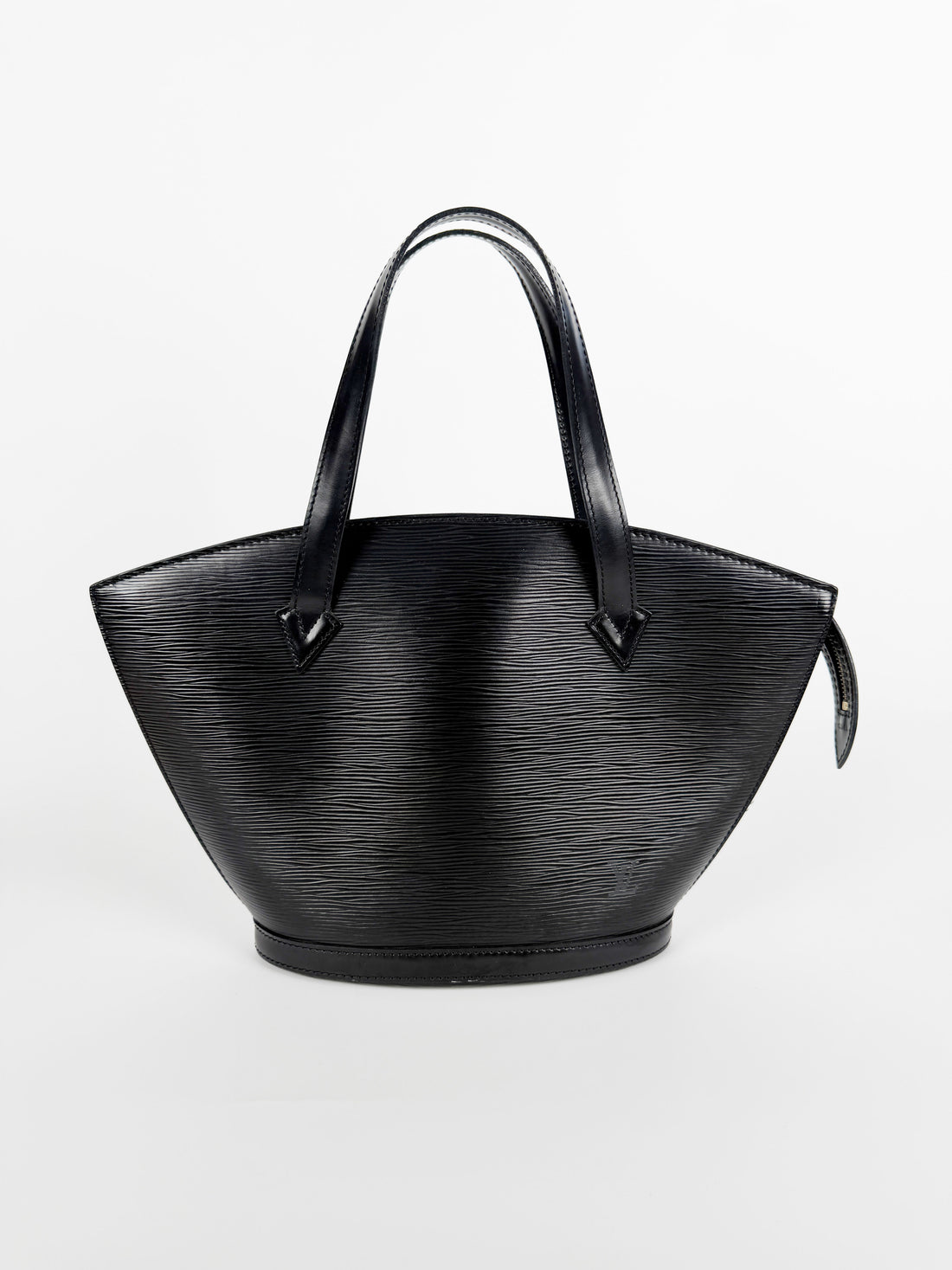 Black Epi Leather Saint Jacques