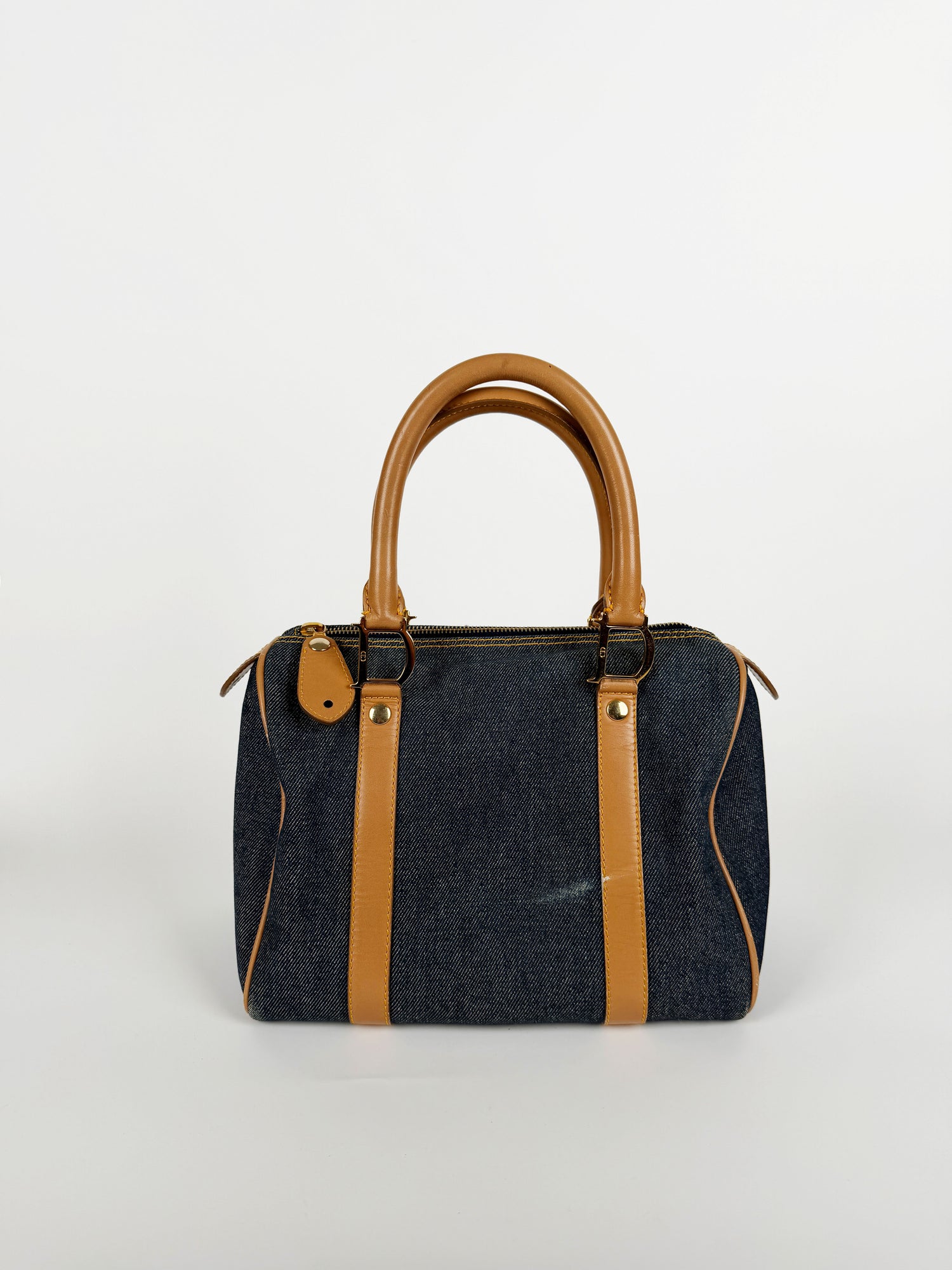 Denim Calfskin Boston