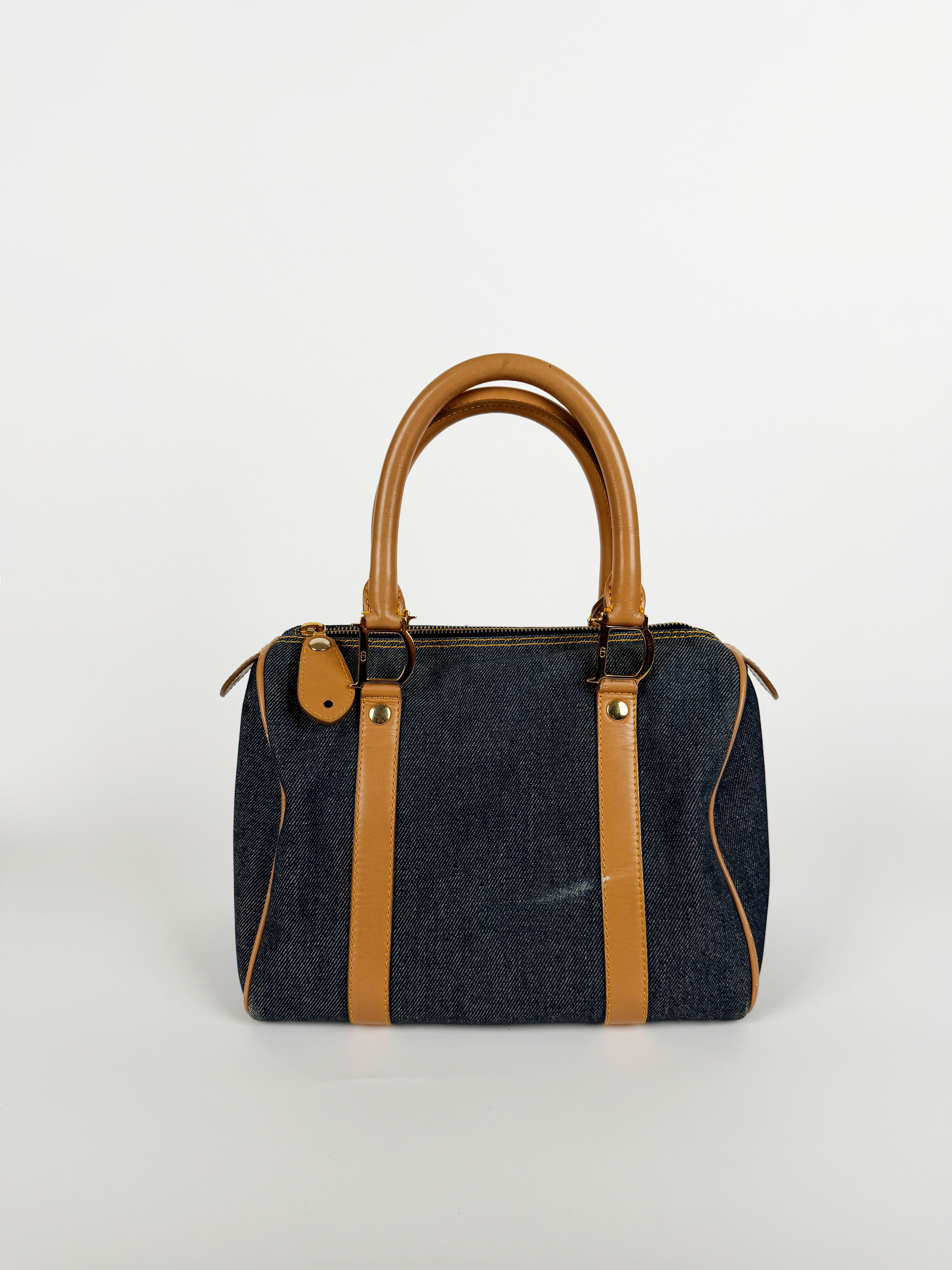 Denim Calfskin Boston