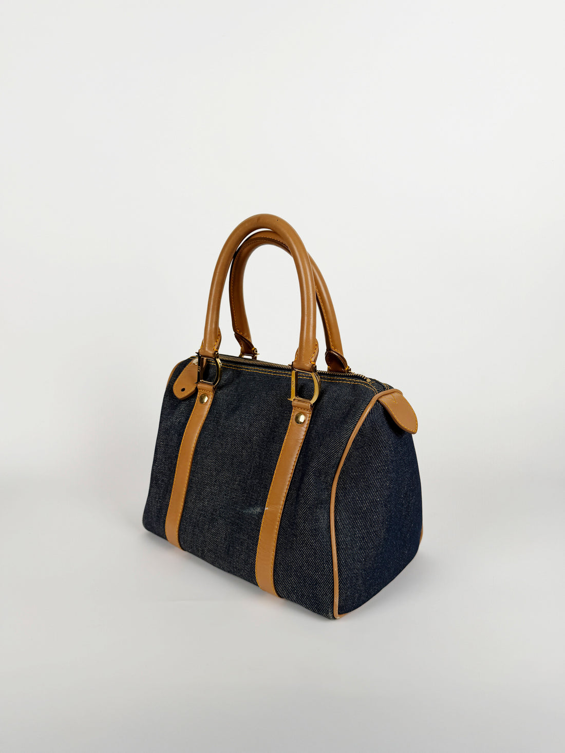 Denim Calfskin Boston
