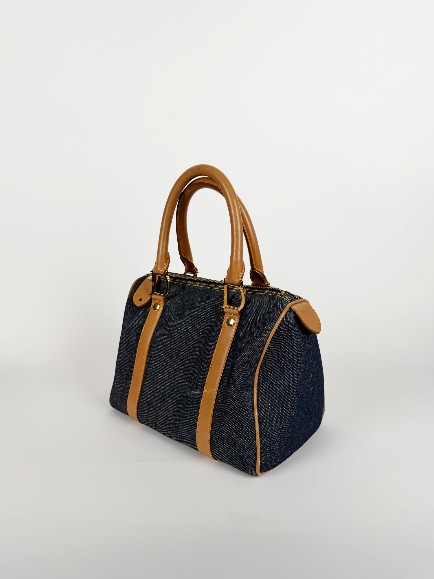 Denim Calfskin Boston