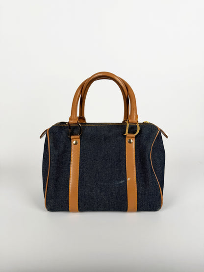 Denim Calfskin Boston