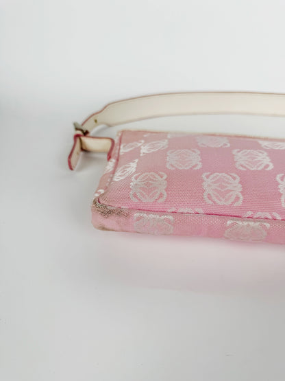 Vintage Anagram Canvas Pochette