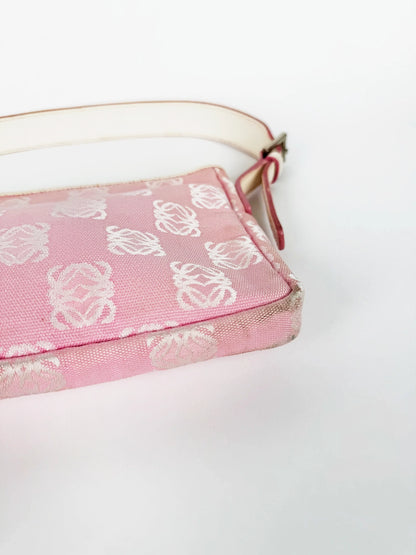 Loewe Vintage Anagram Canvas Pochette