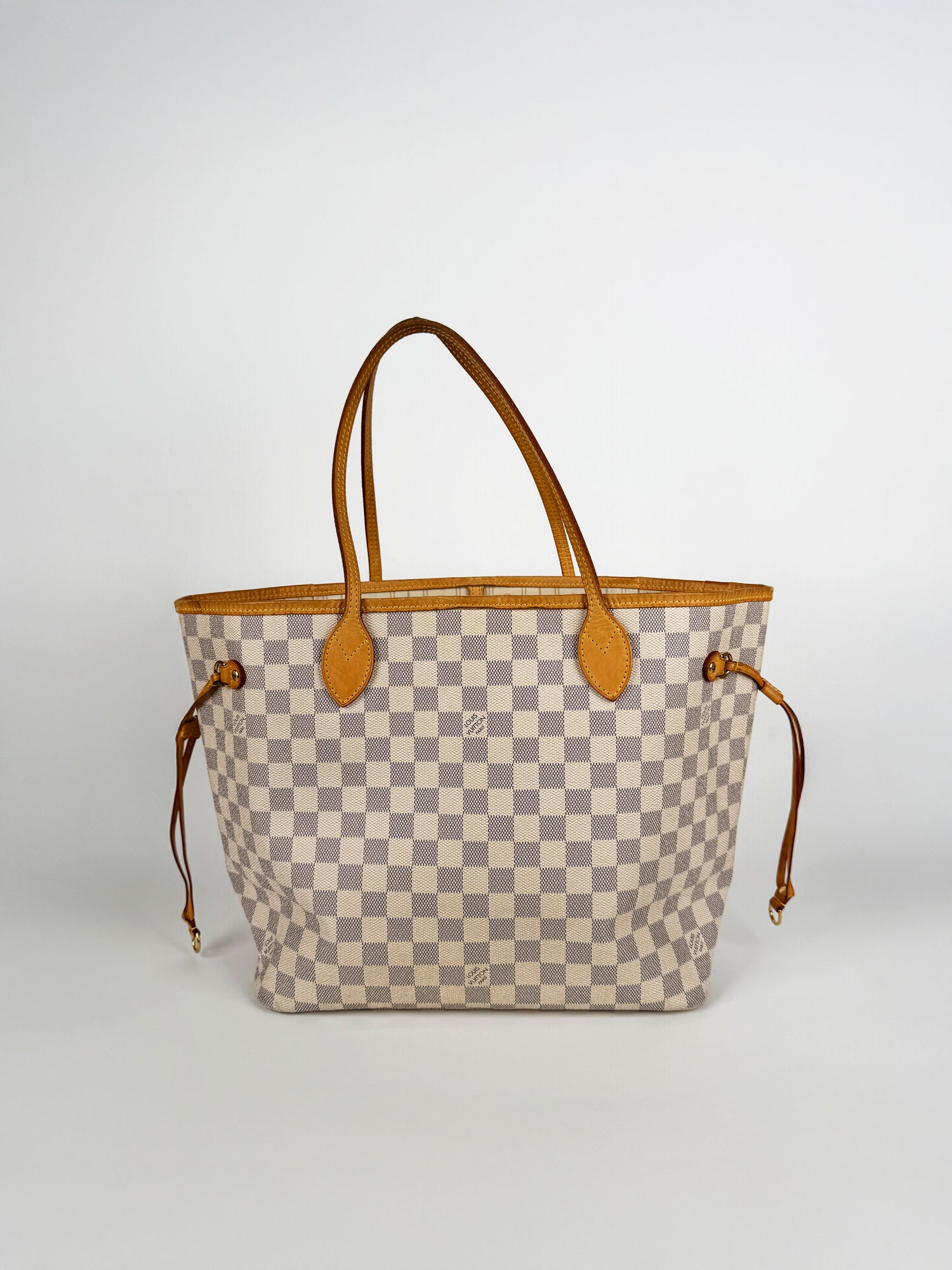 Damier Azur Neverfull MM Tote Bag