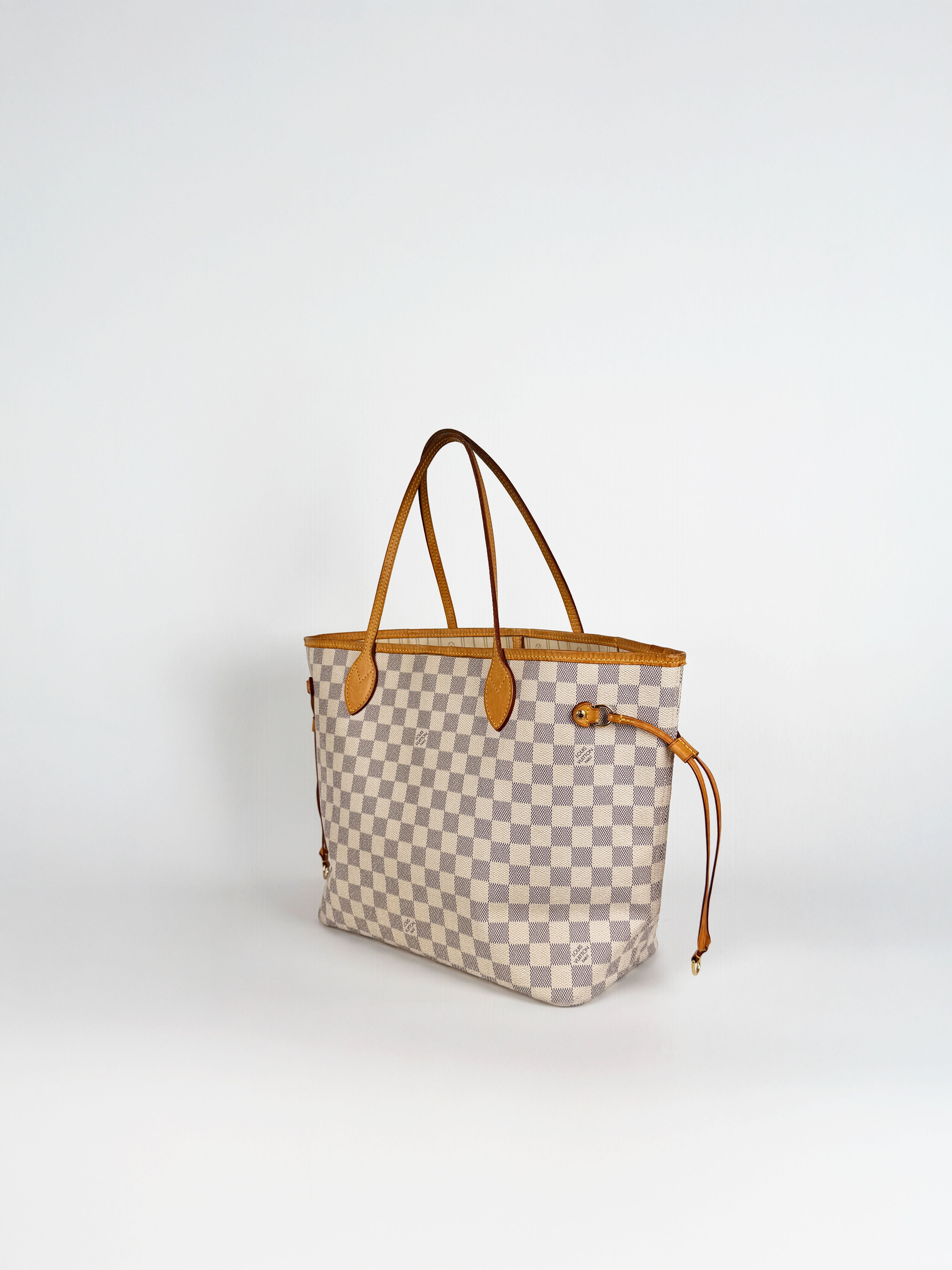 Damier Azur Neverfull MM Tote Bag