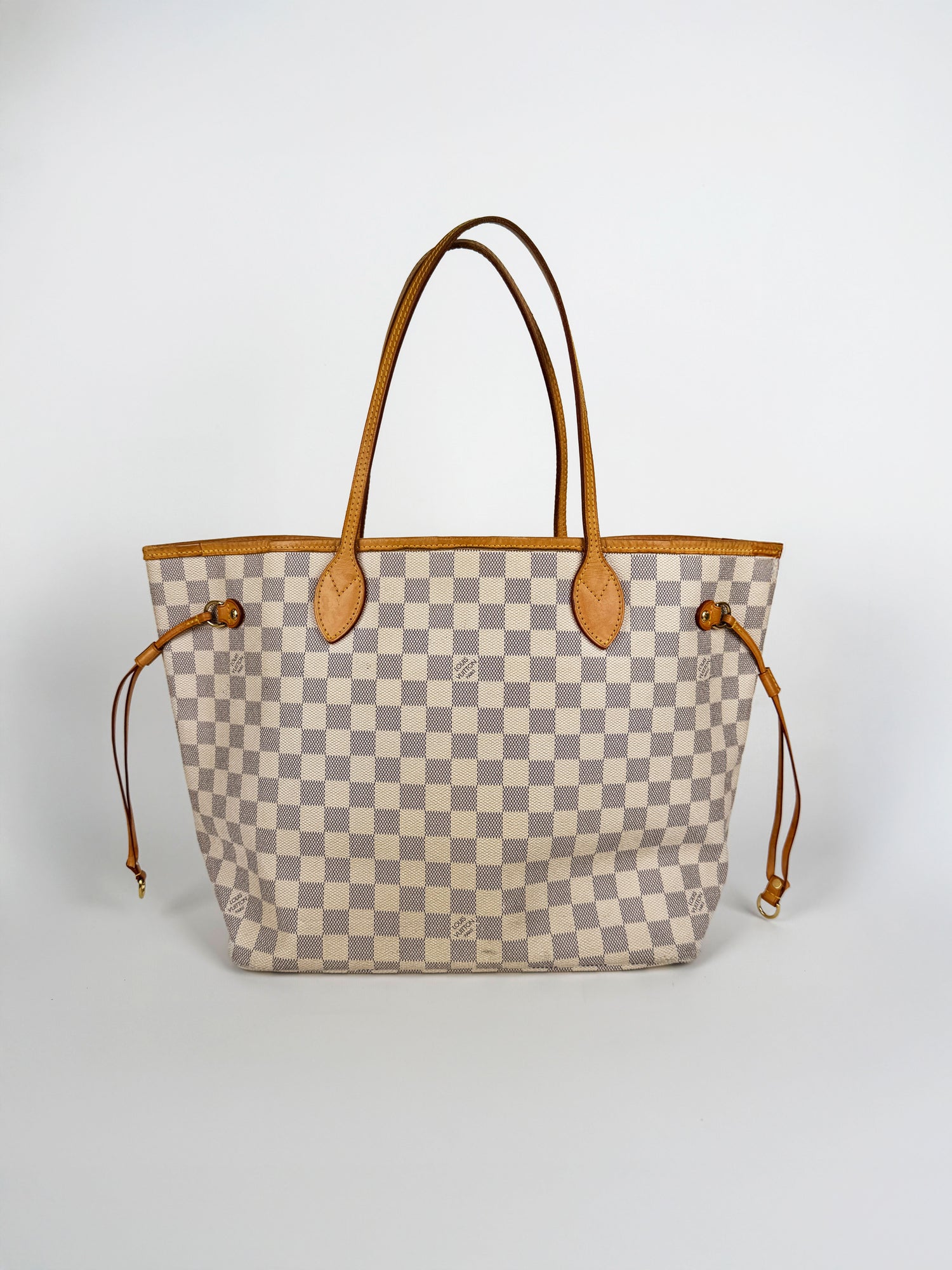 Damier Azur Neverfull MM Tote Bag