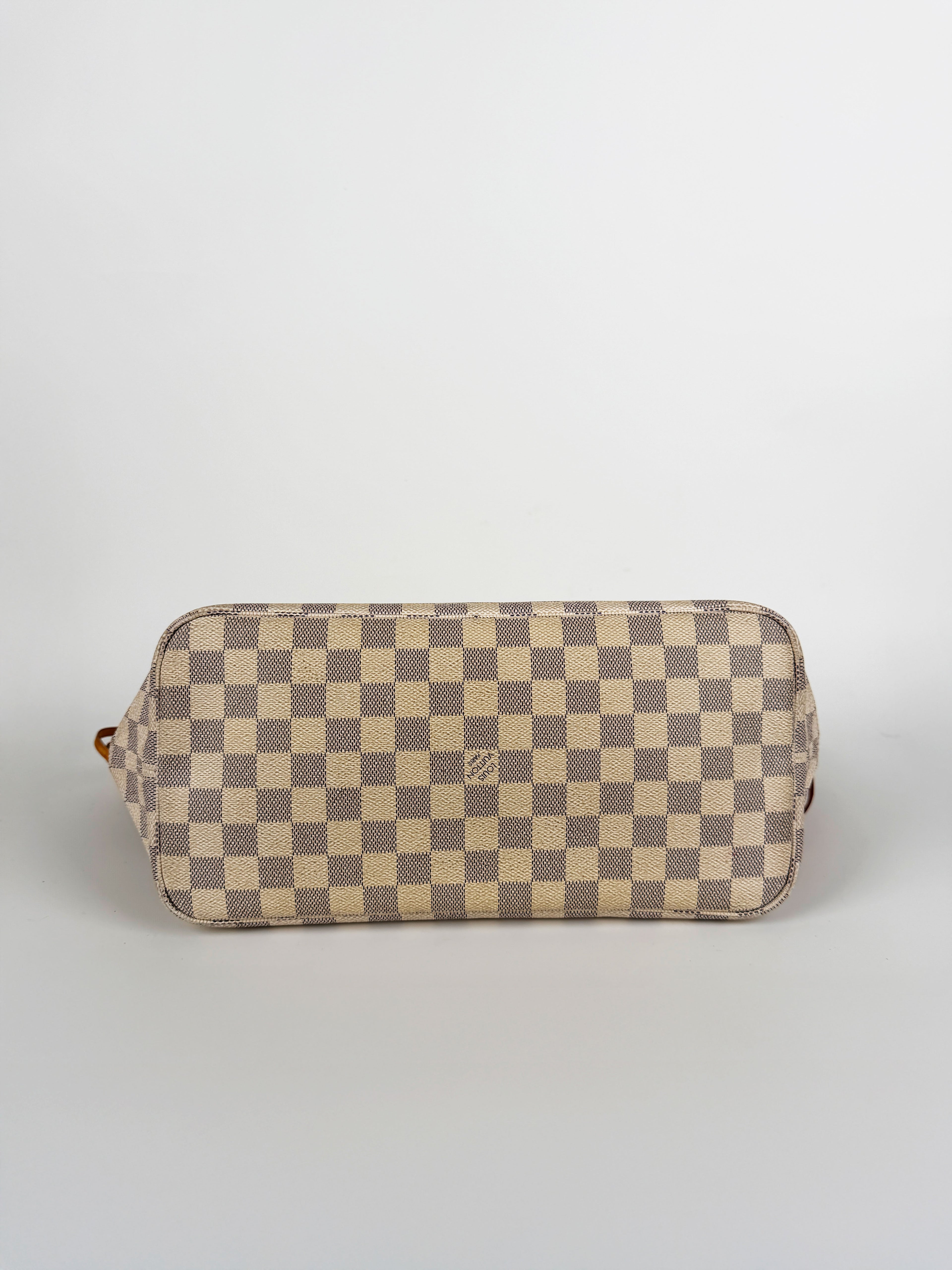Damier Azur Neverfull MM Tote Bag