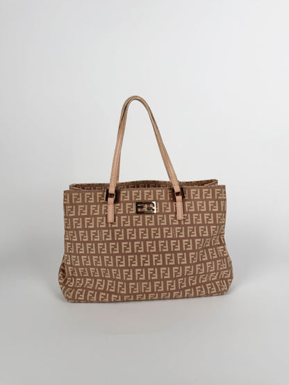 Pink Zucchino Canvas Tote Small