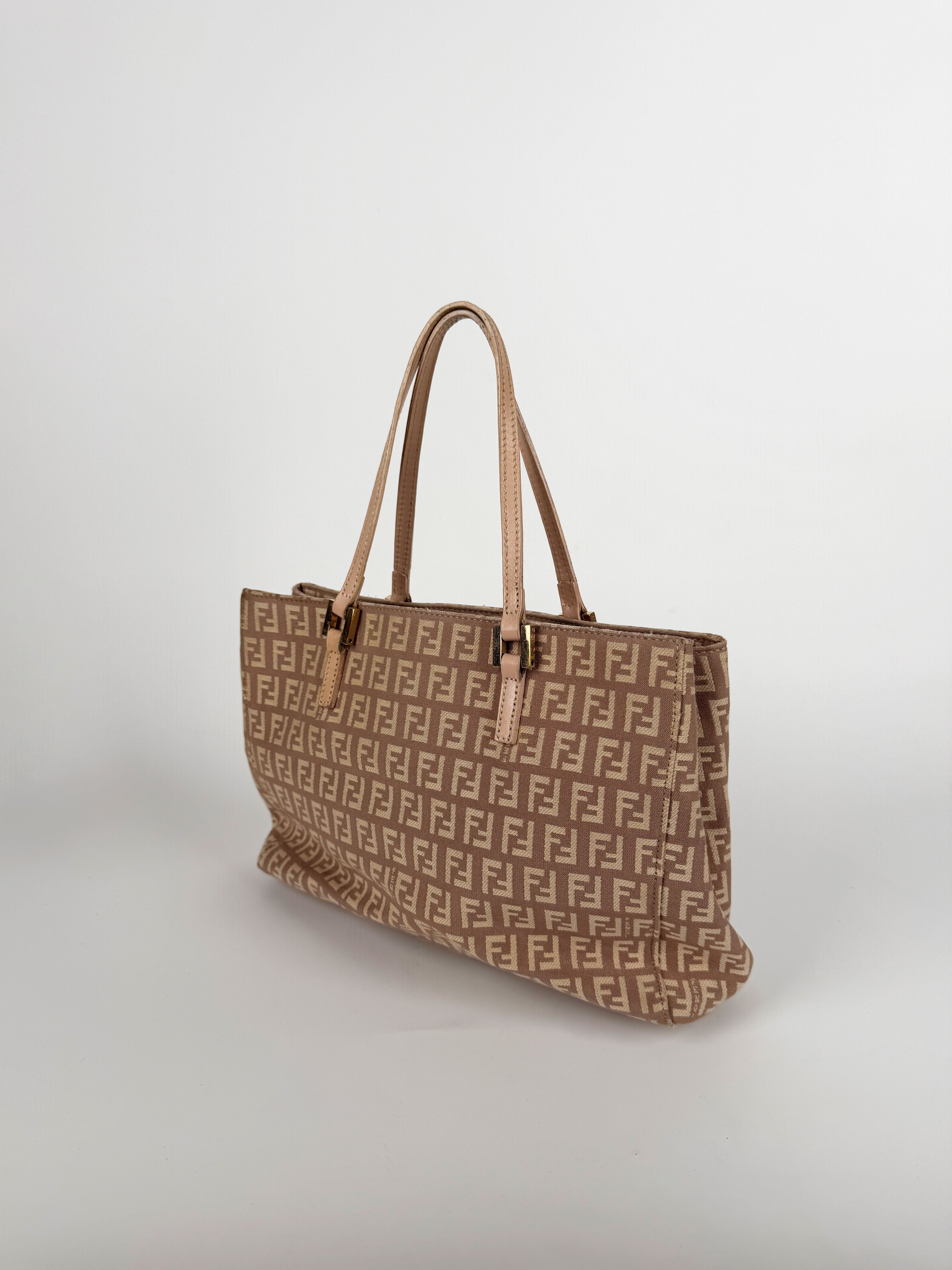 Pink Zucchino Canvas Tote Small