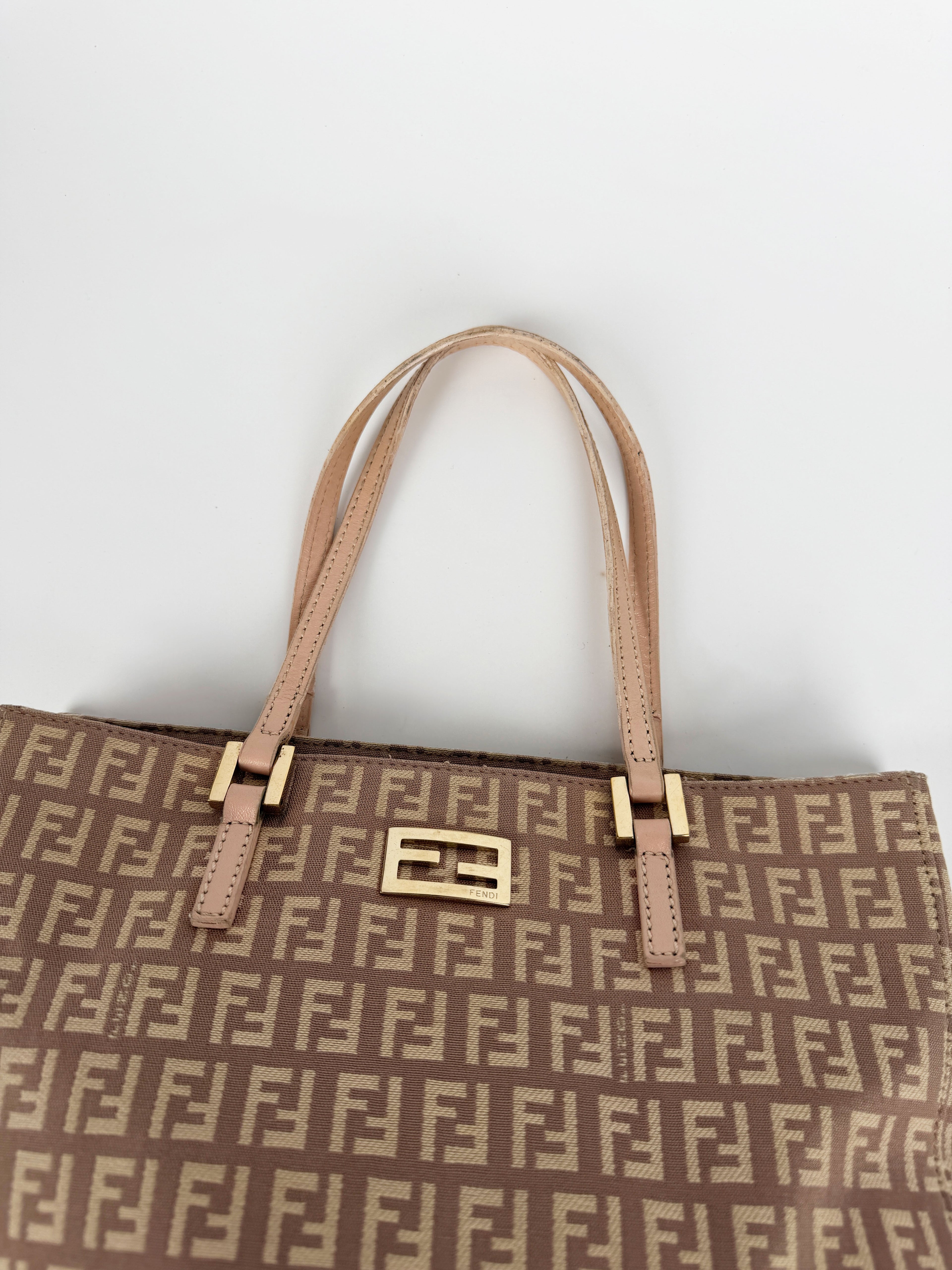 Pink Zucchino Canvas Tote Small