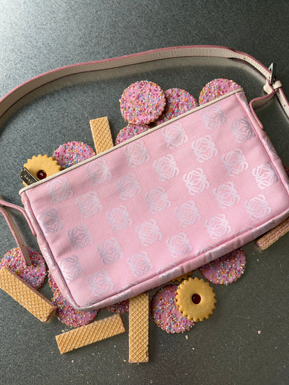 Loewe Vintage Anagram Canvas Pochette