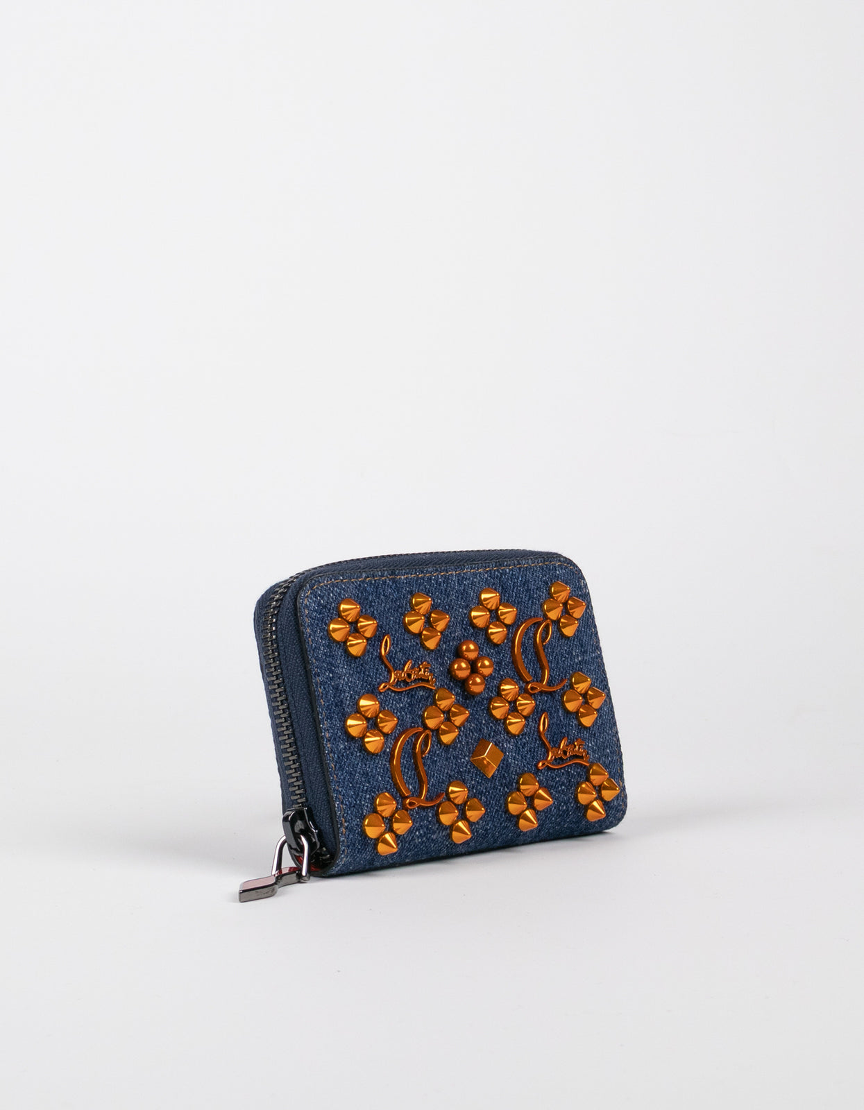 Christian Louboutin Panettone Denim Coin Case