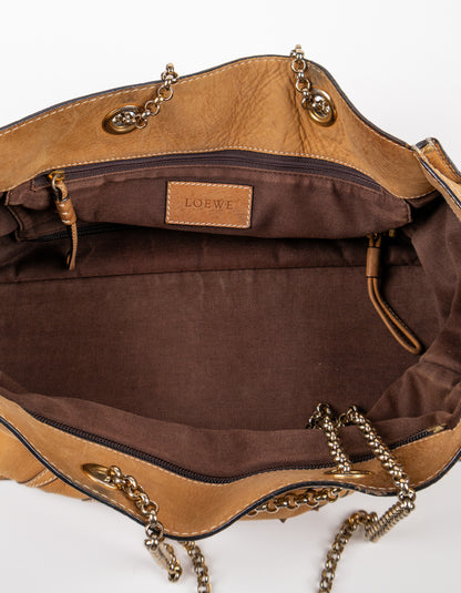 Loewe Crown Logo Chain Shoulder Bag