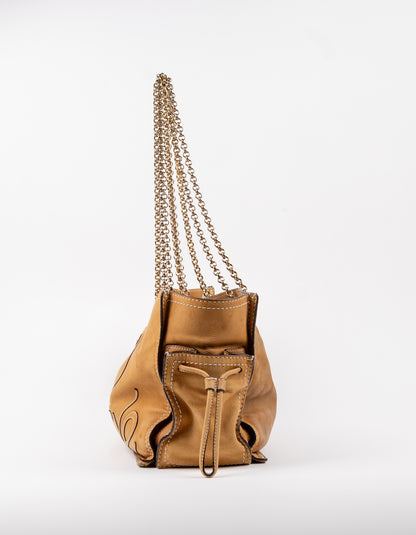 Loewe Crown Logo Chain Shoulder Bag