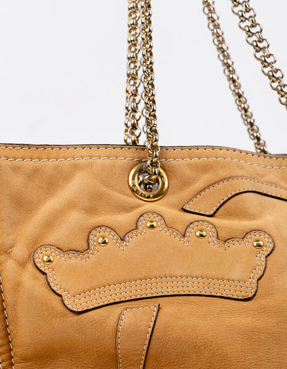 Loewe Crown Logo Chain Shoulder Bag